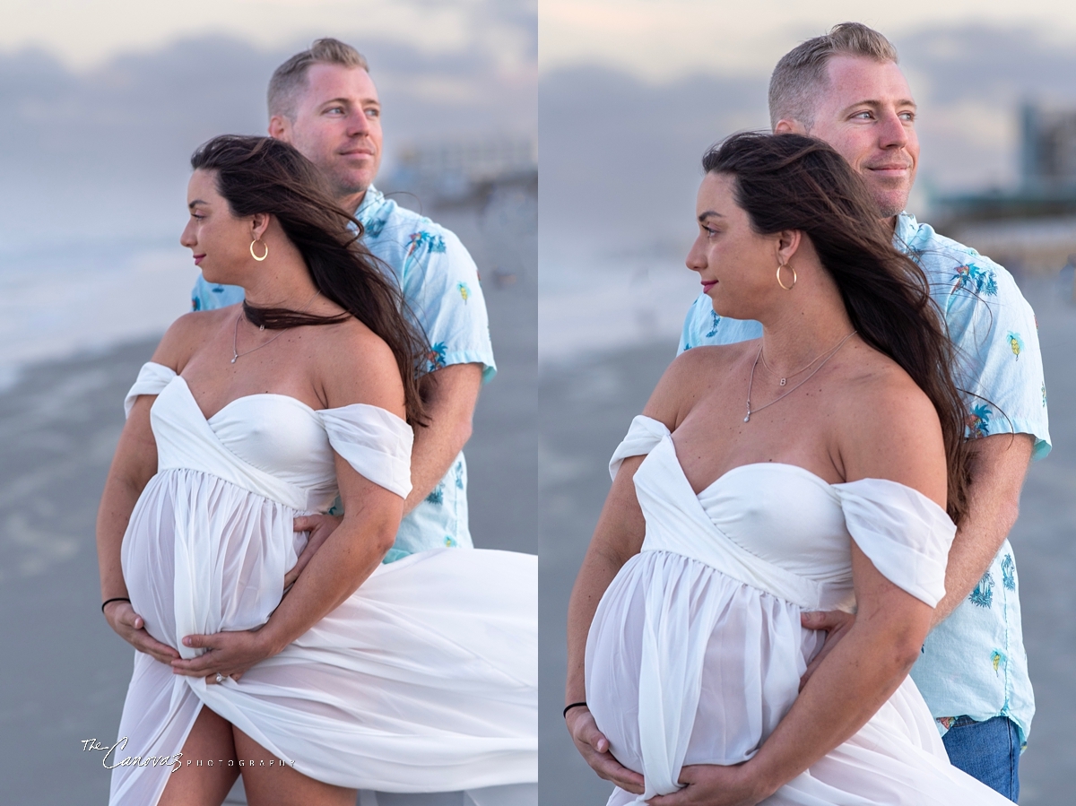 Maternity Portraits on New Smyrna Beach, maternity photographer near me