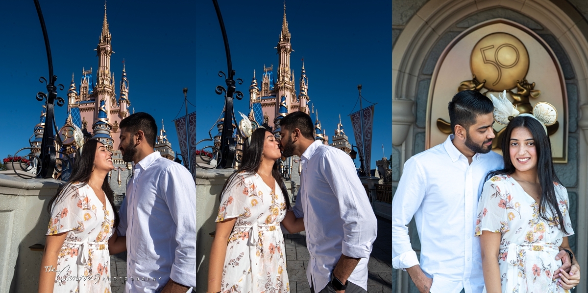 Surprise Proposal Photos at the Magic Kingdom