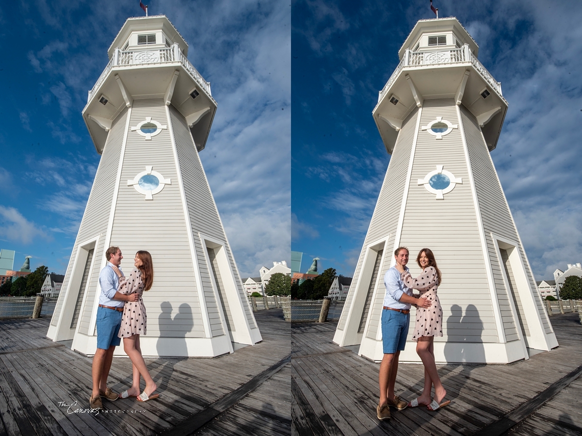 Engagement Portraits on Disney’s Boardwalk