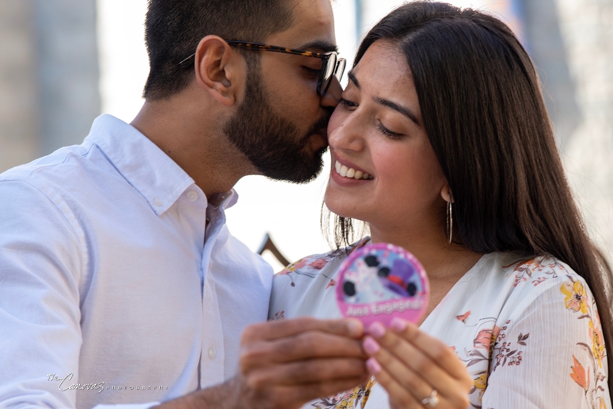 Surprise Proposal Photos at the Magic Kingdom