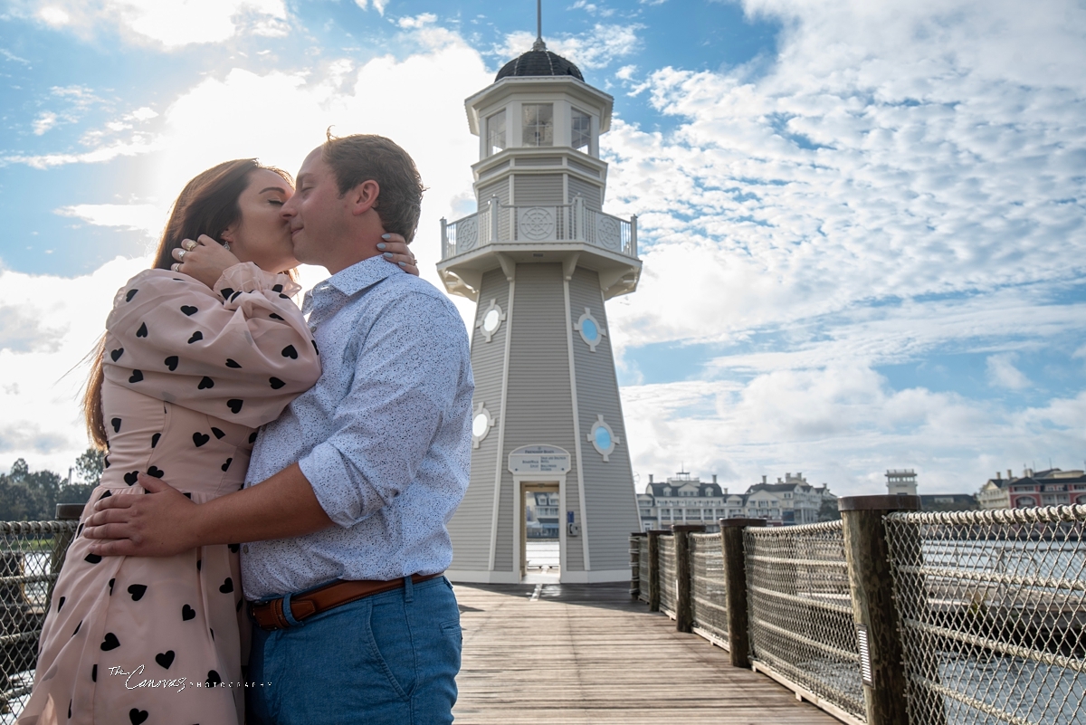 Engagement Portraits on Disney’s Boardwalk