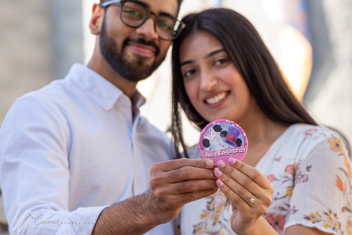 Surprise Proposal Photos at the Magic Kingdom