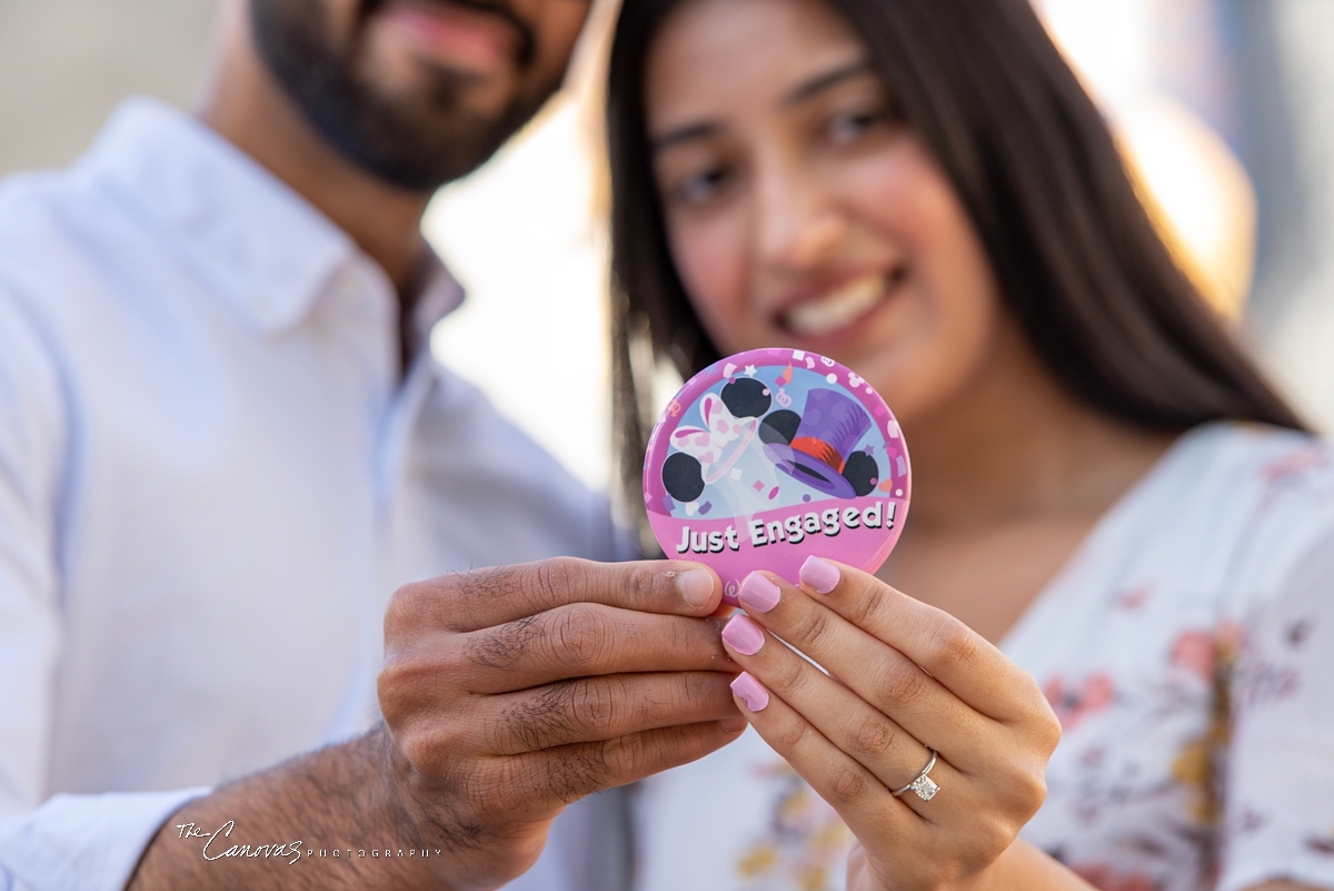 Surprise Proposal Photos at the Magic Kingdom