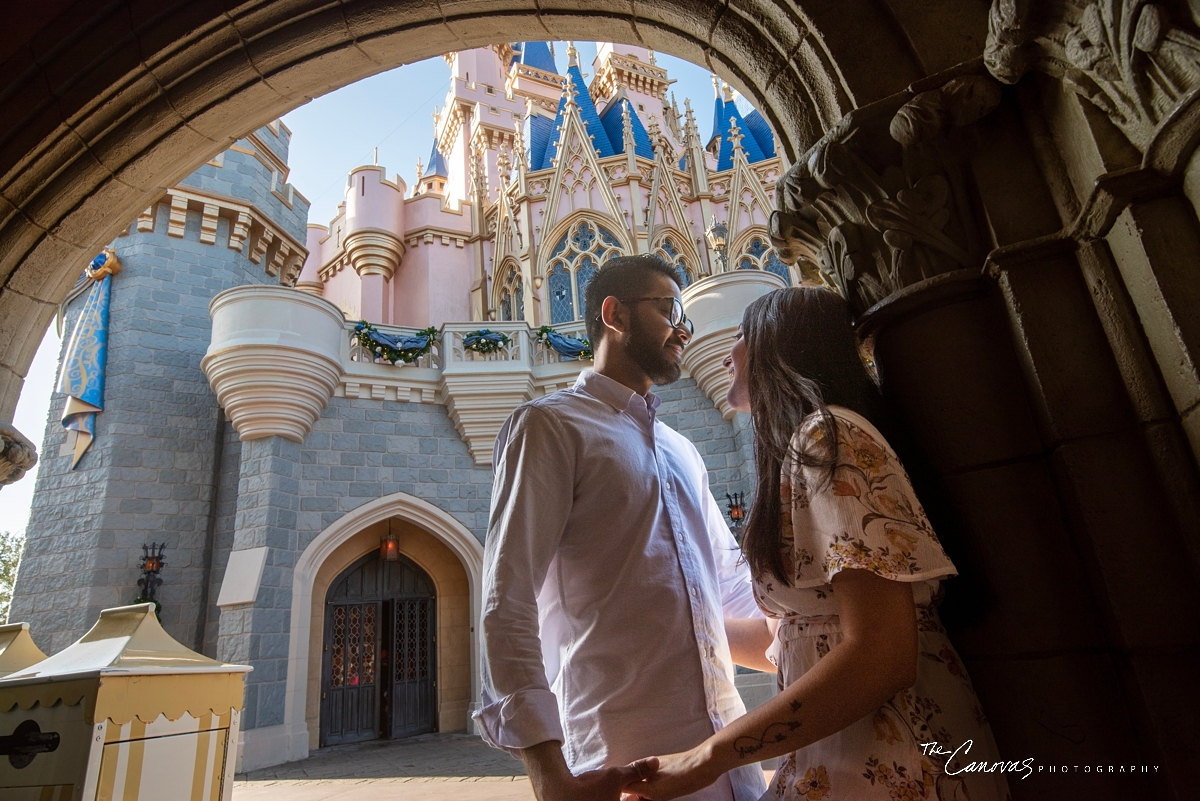 Surprise Proposal Photos at the Magic Kingdom