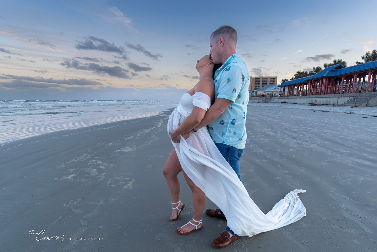 Maternity Portraits on New Smyrna Beach, maternity photographer near me