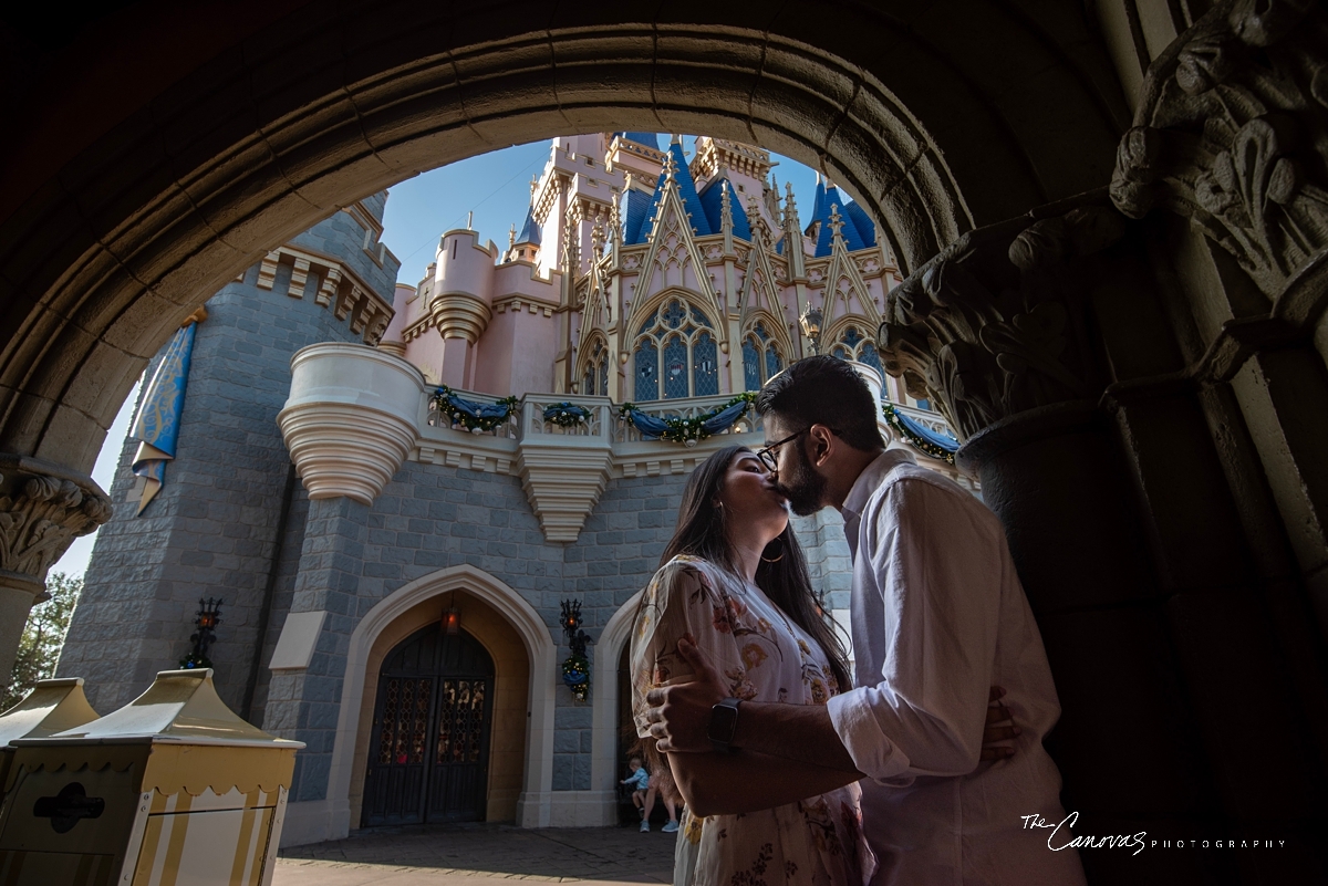 Surprise Proposal Photos at the Magic Kingdom