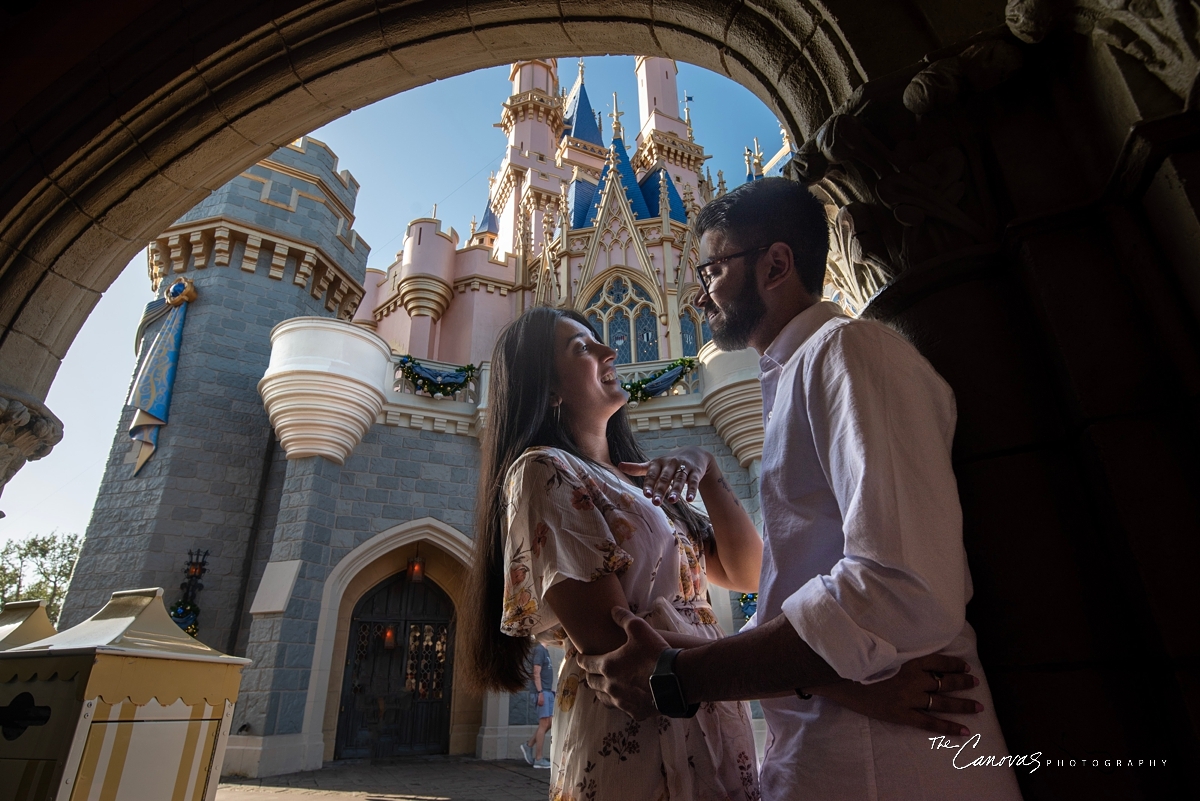 Surprise Proposal Photos at the Magic Kingdom