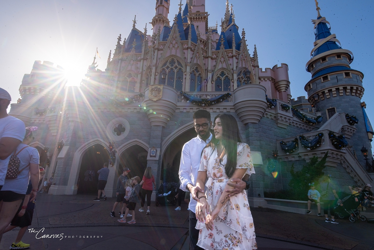 Surprise Proposal Photos at the Magic Kingdom