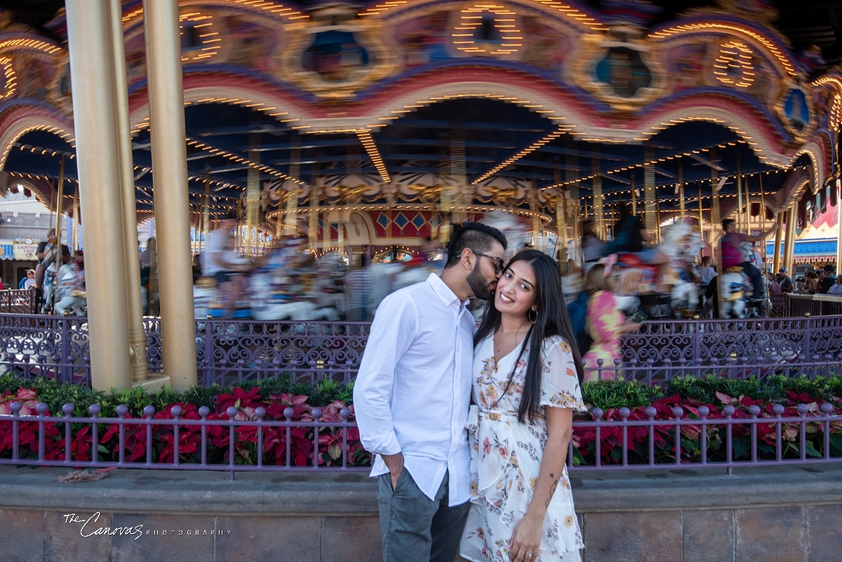 Surprise Proposal Photos at the Magic Kingdom