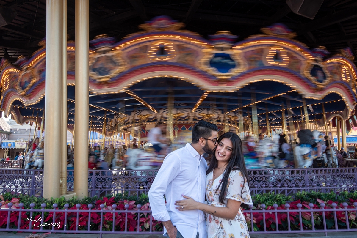 Surprise Proposal Photos at the Magic Kingdom