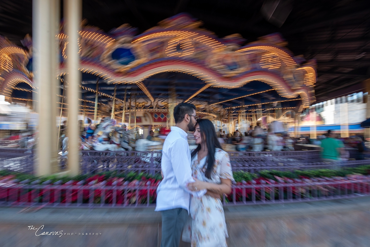 Surprise Proposal Photos at the Magic Kingdom