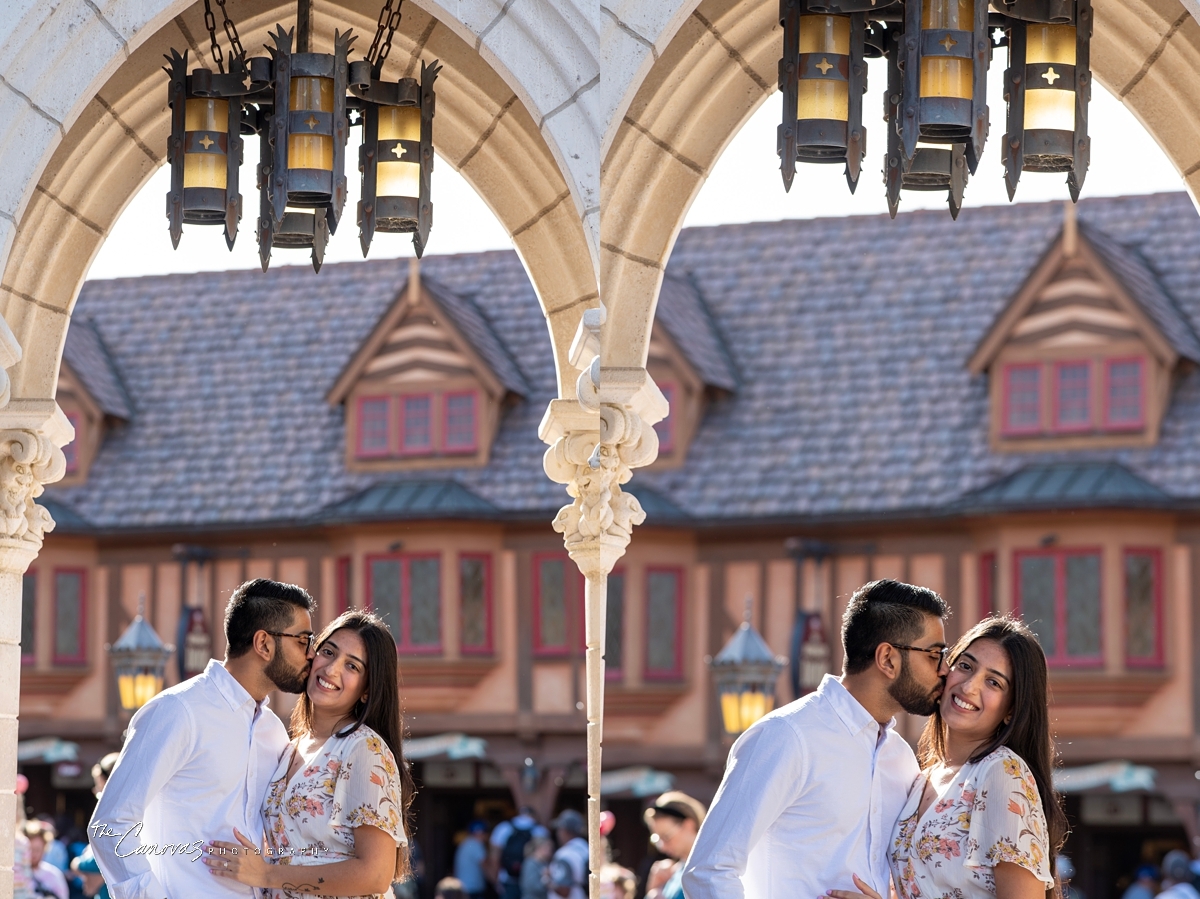 Surprise Proposal Photos at the Magic Kingdom