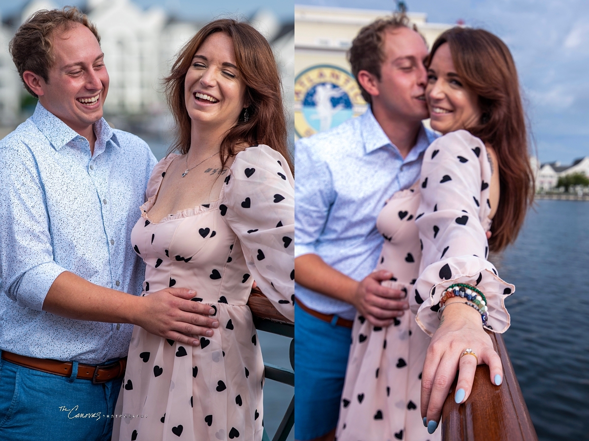 Engagement Portraits on Disney’s Boardwalk