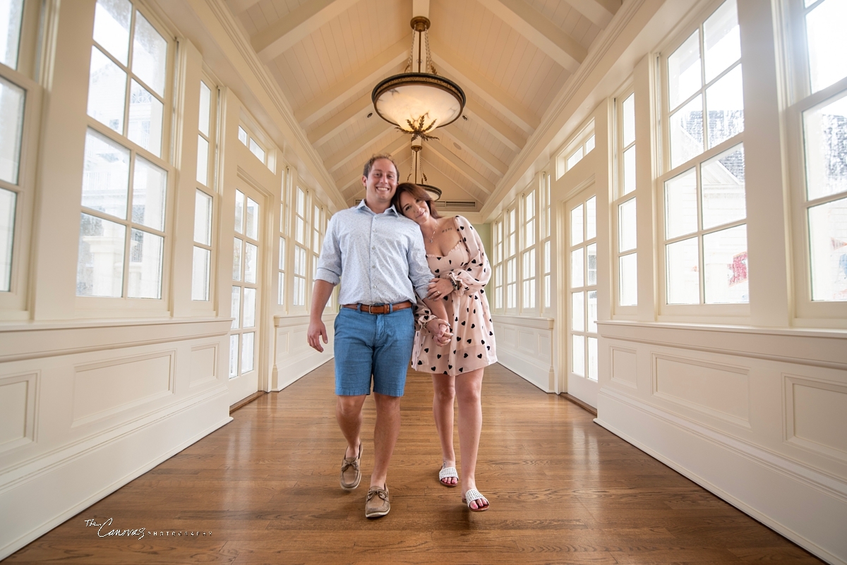 Engagement Portraits on Disney’s Boardwalk