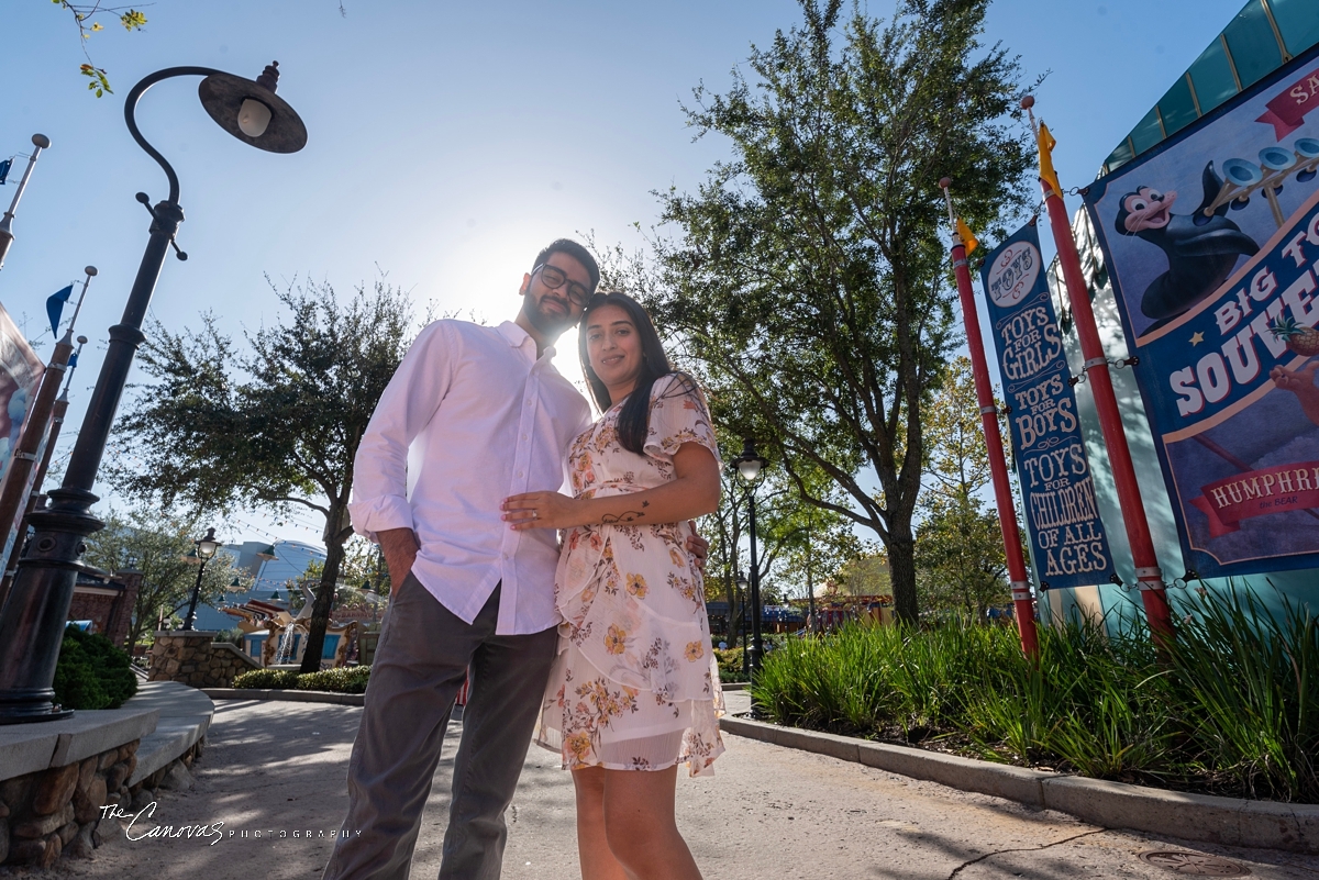 Surprise Proposal Photos at the Magic Kingdom