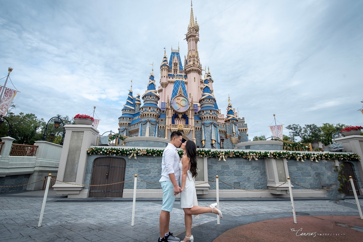 Engagement Photos at Disney's Magic Kingdom