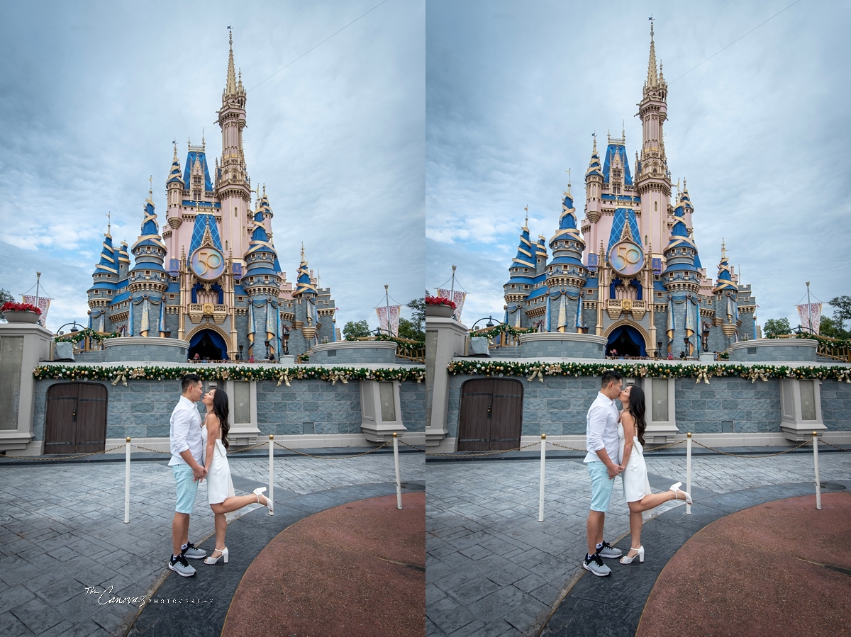 Engagement Photos at Disney's Magic Kingdom