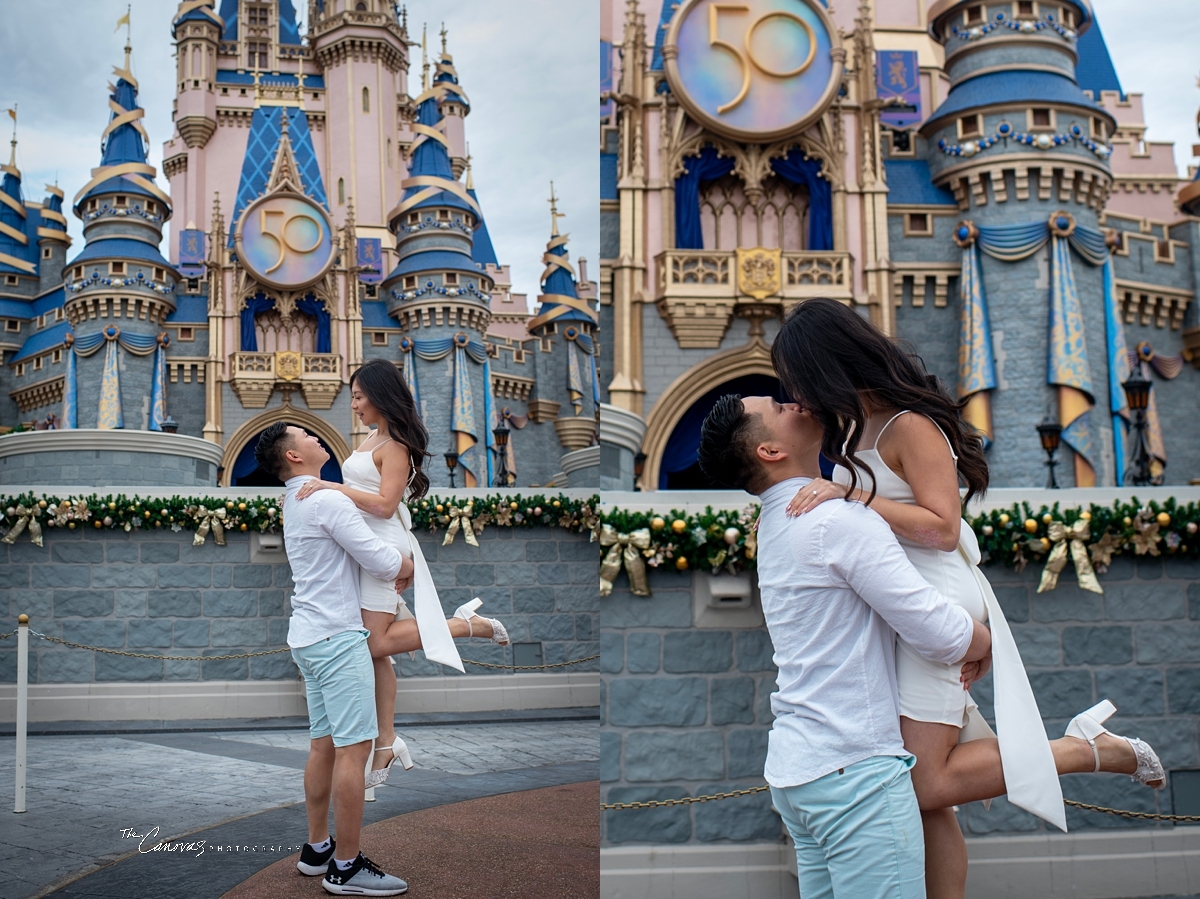 Engagement Photos at the Magic Kingdom