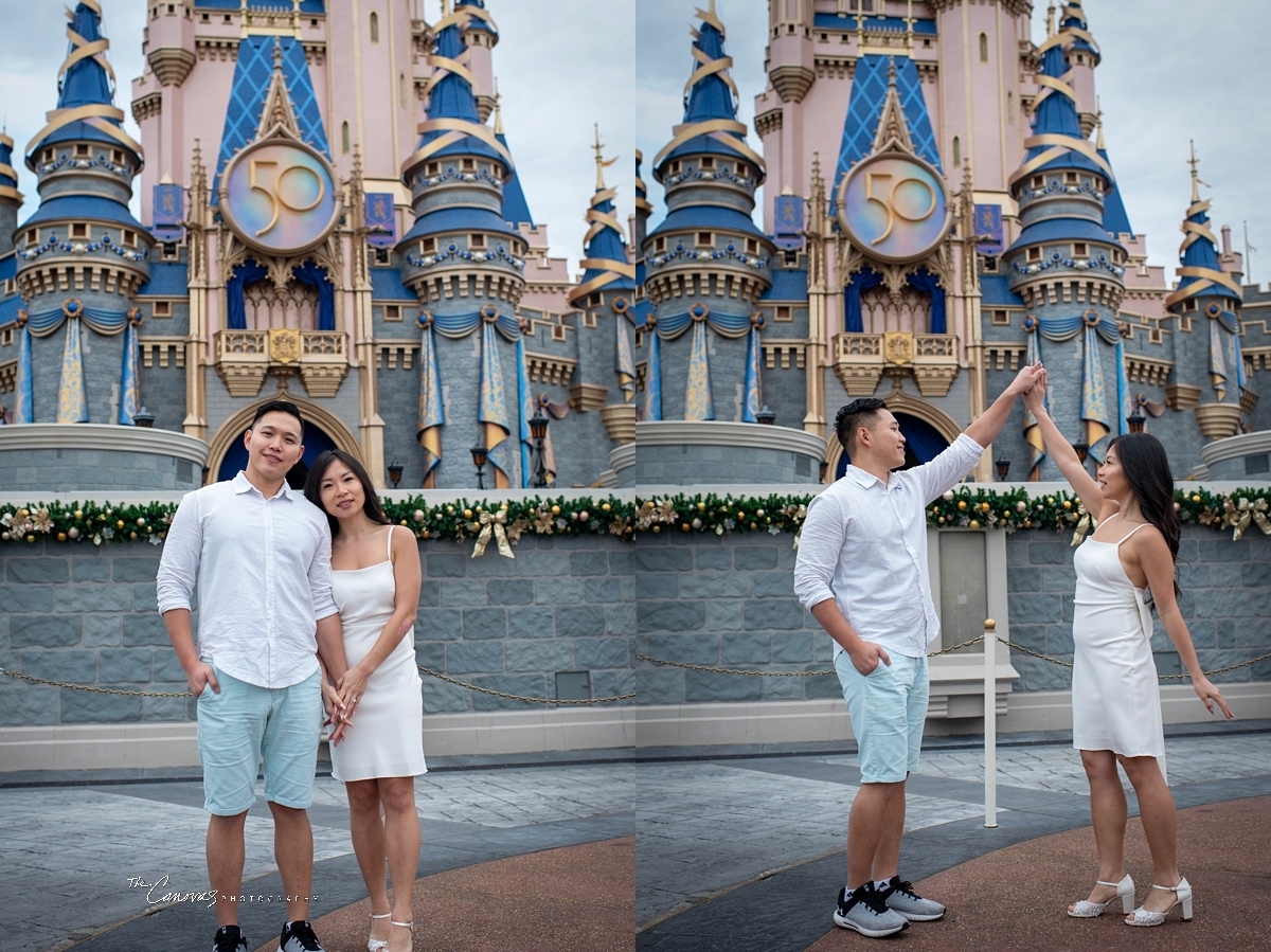 Engagement Photos at the Magic Kingdom