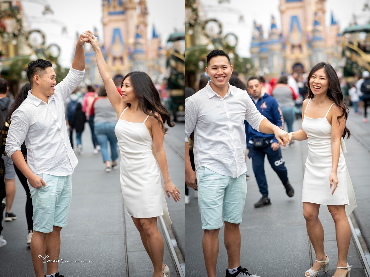 Engagement Photos at the Magic Kingdom