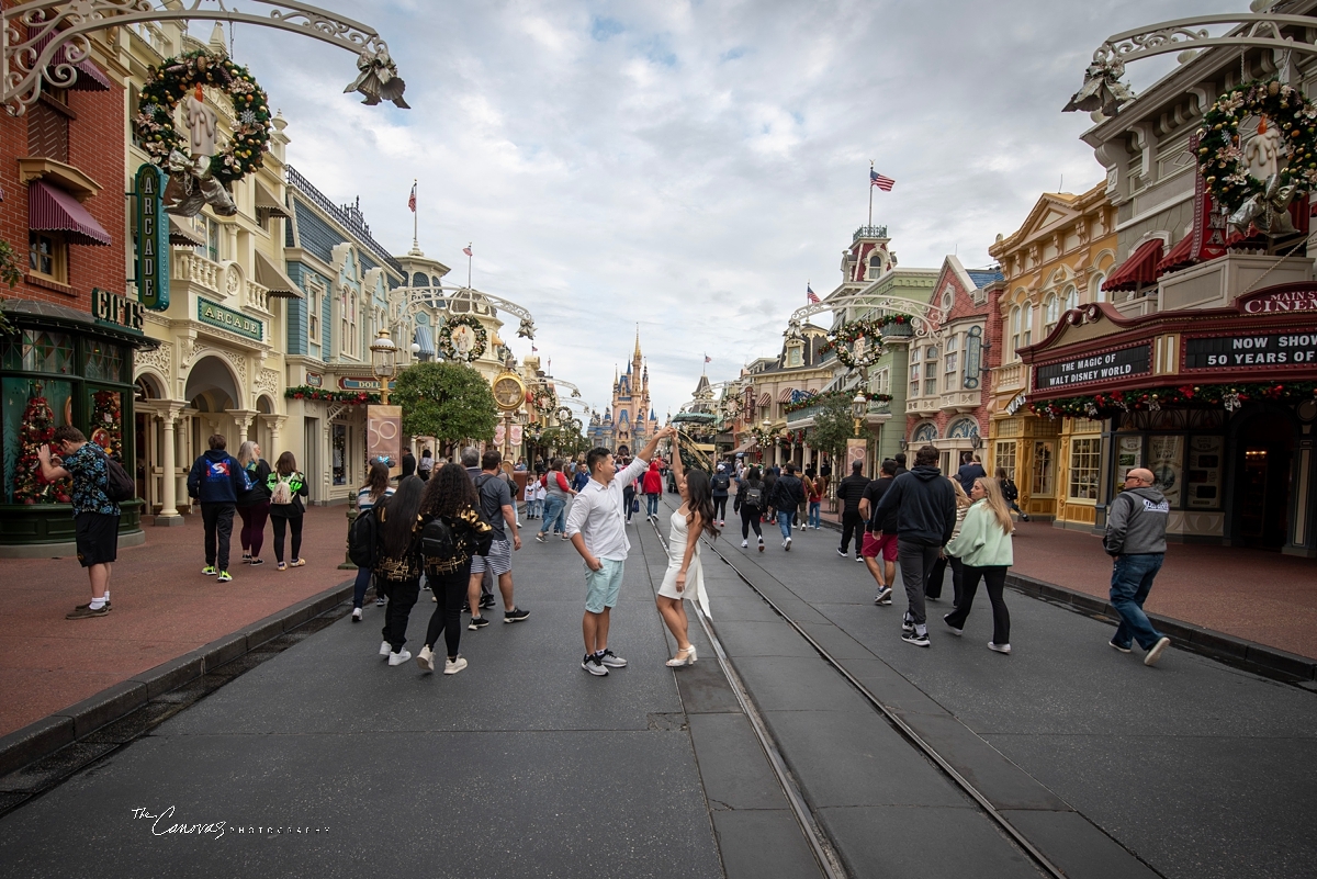 Engagement Photos at Disney's Magic Kingdom