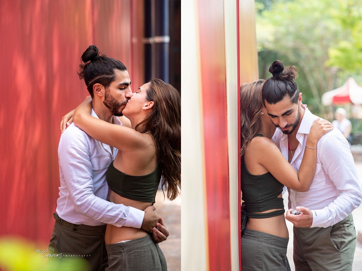 surprise proposal at Magic Kingdom,  hire engagement photographer for Disney World engagement