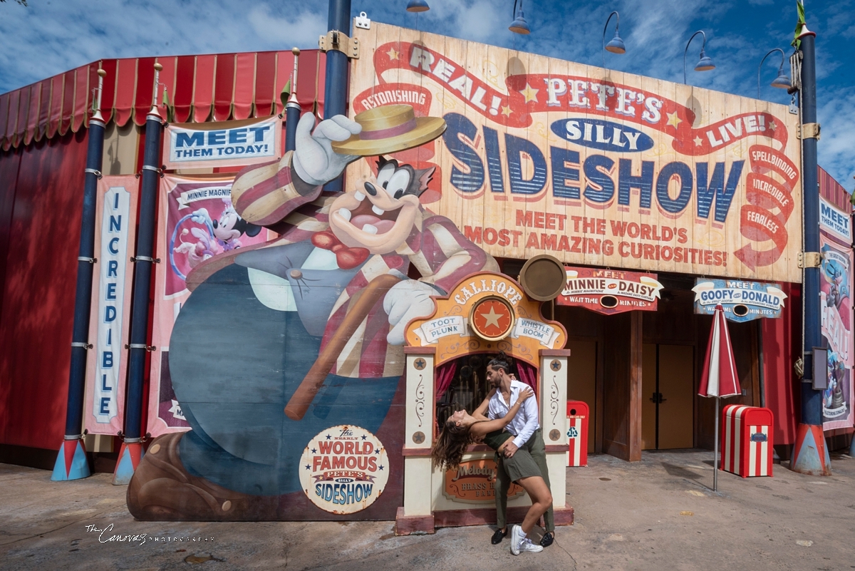 surprise proposal at Magic Kingdom,  hire engagement photographer for Disney World engagement
