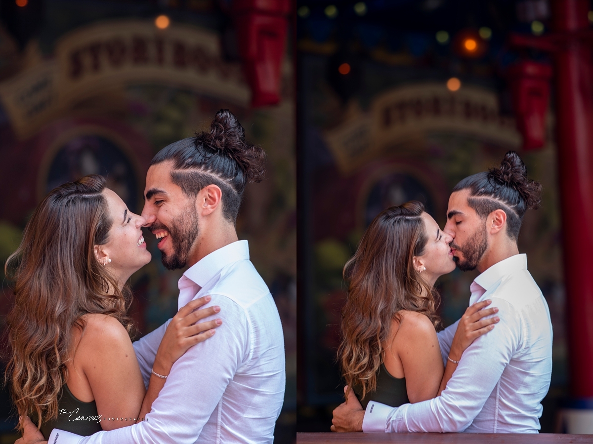 surprise proposal at Magic Kingdom,  hire engagement photographer for Disney World engagement