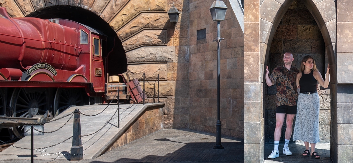 Universal Studios engagement photography, engagement photographer near me Orland
