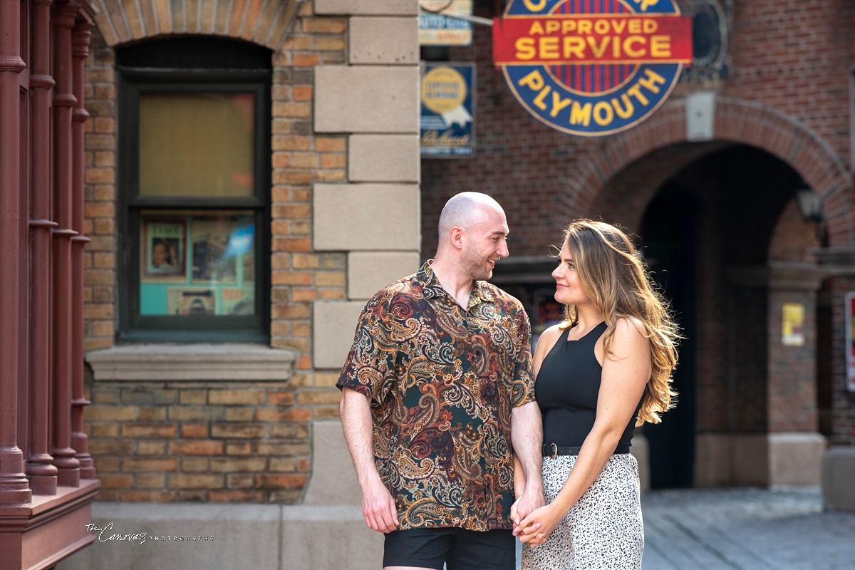 Universal Studios engagement photography, engagement photographer near me Orland