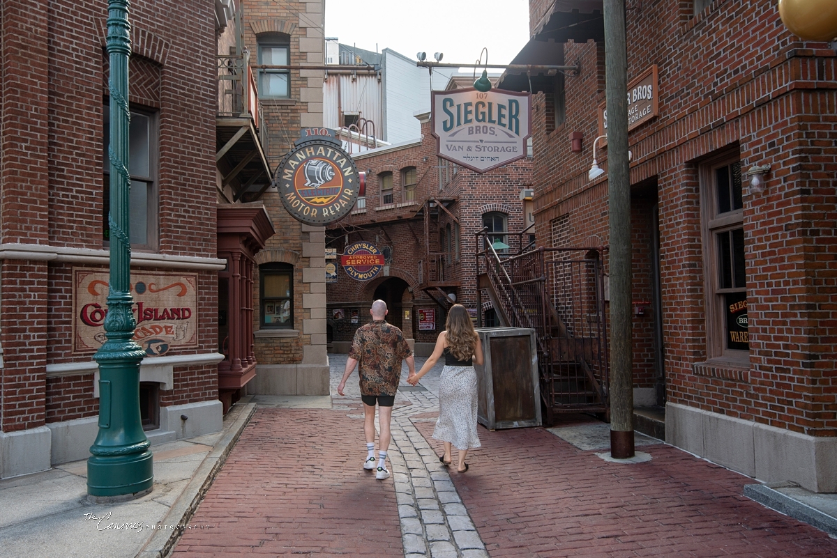 Universal Studios engagement photography, engagement photographer near me Orland