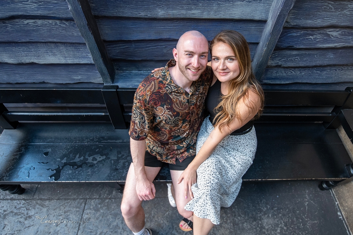 Universal Studios engagement photography, engagement photographer near me Orland