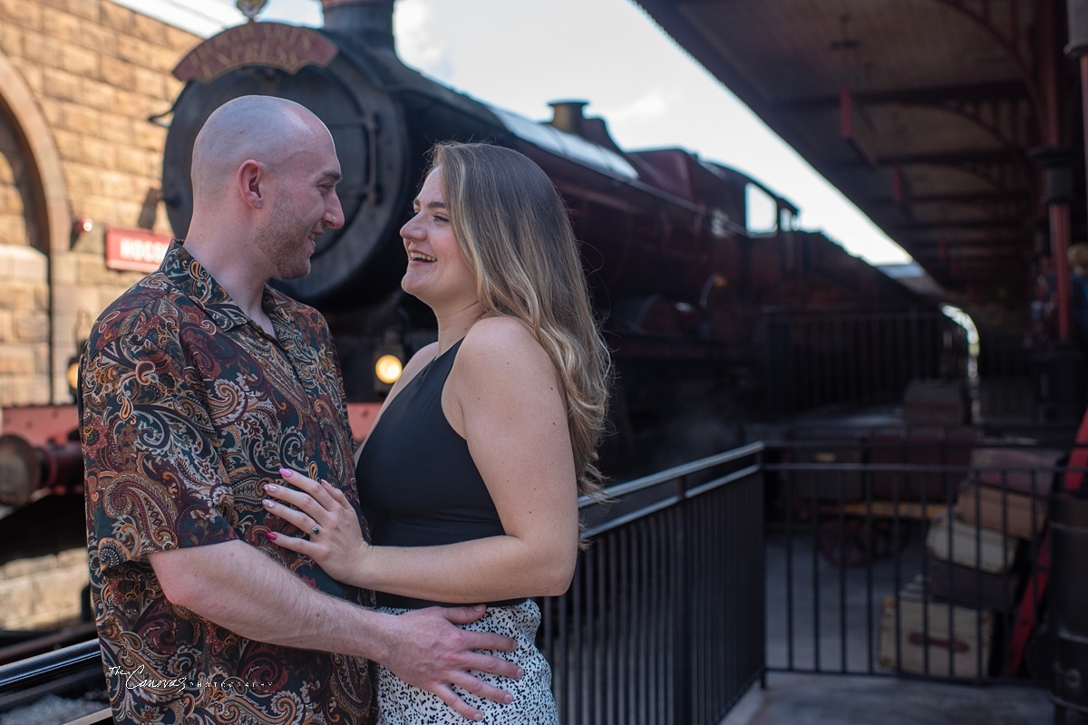 Universal Studios engagement photography, engagement photographer near me Orland