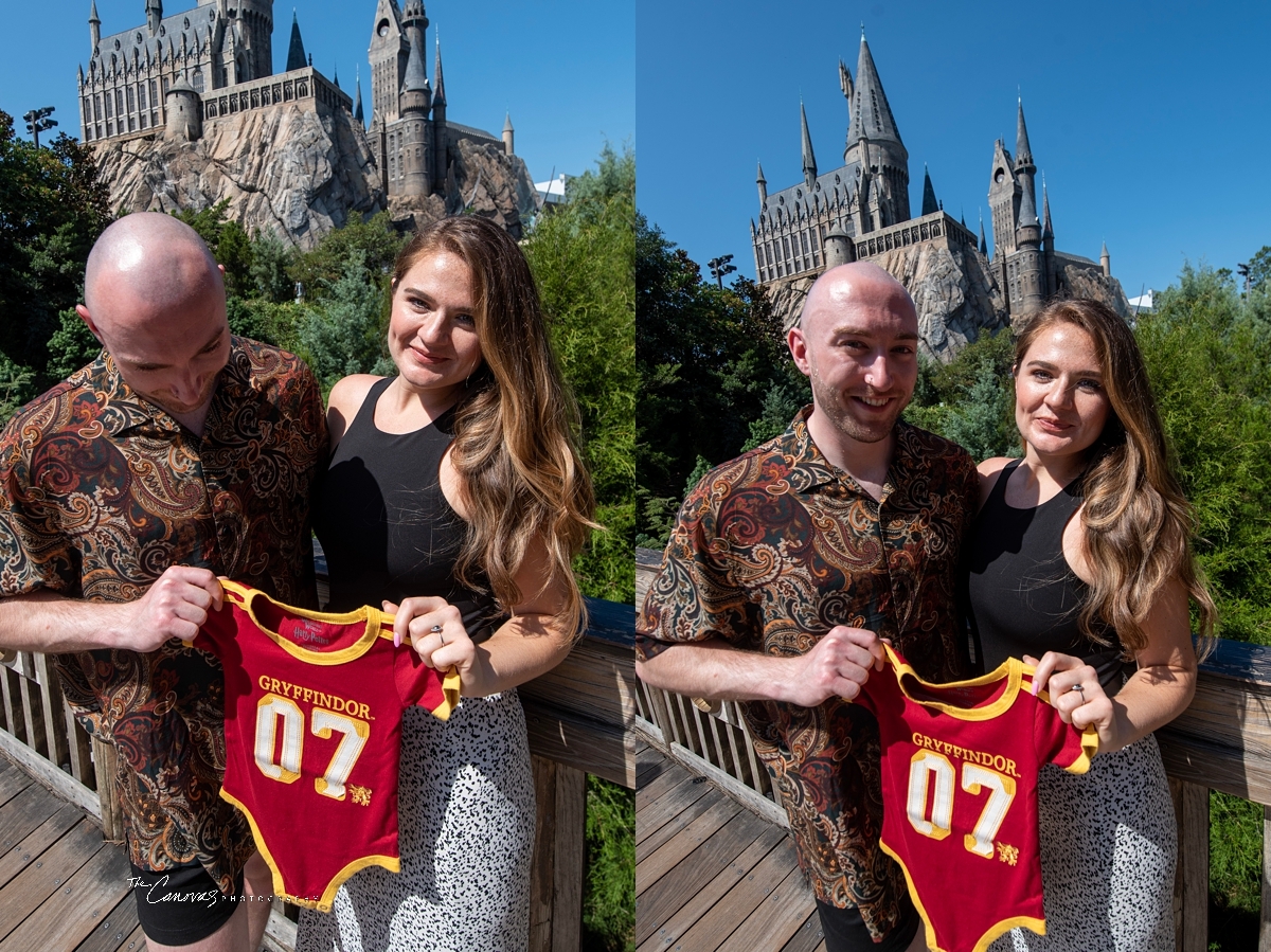 Universal Studios engagement photography, engagement photographer near me Orland