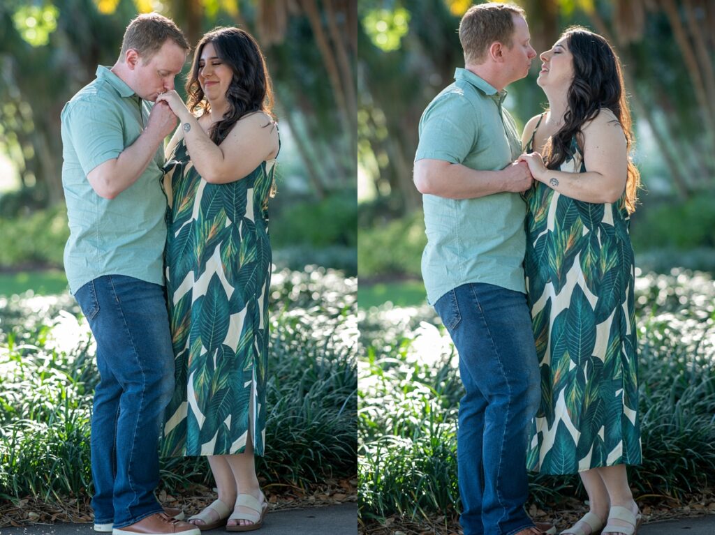 Lake Eola proposal, proposal photographer in Orlando, engagement photography Lake Eola