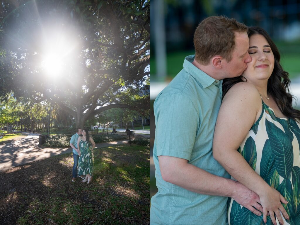 Lake Eola proposal, proposal photographer in Orlando, engagement photography Lake Eola