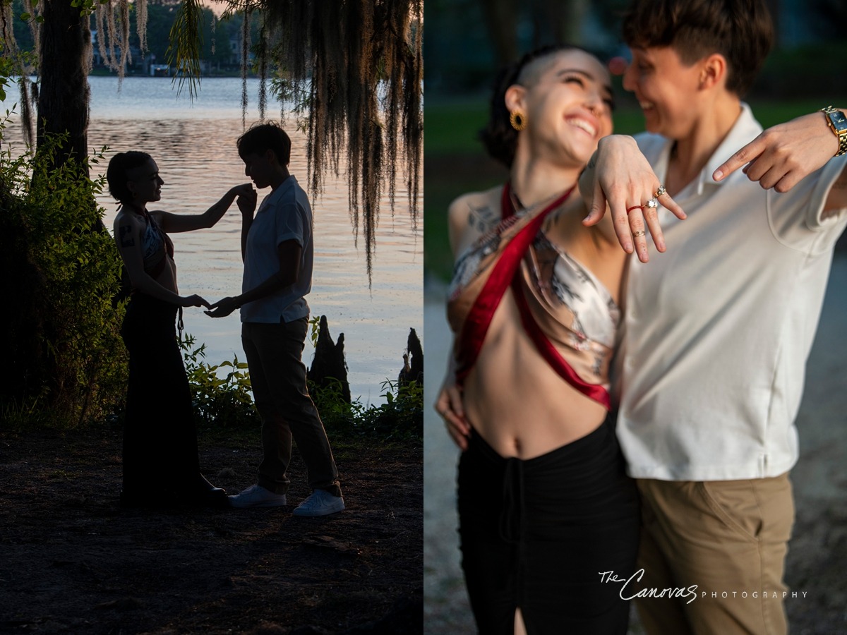 Winter Park FL Unique LGBTQIA+ Proposal Photos
