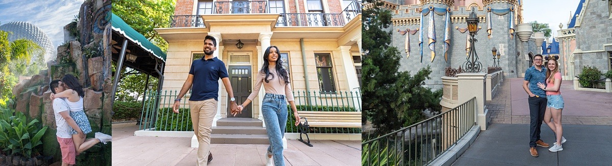 Orlando Engagement Photoshoot, Comfortable clothes for Disney Engagement