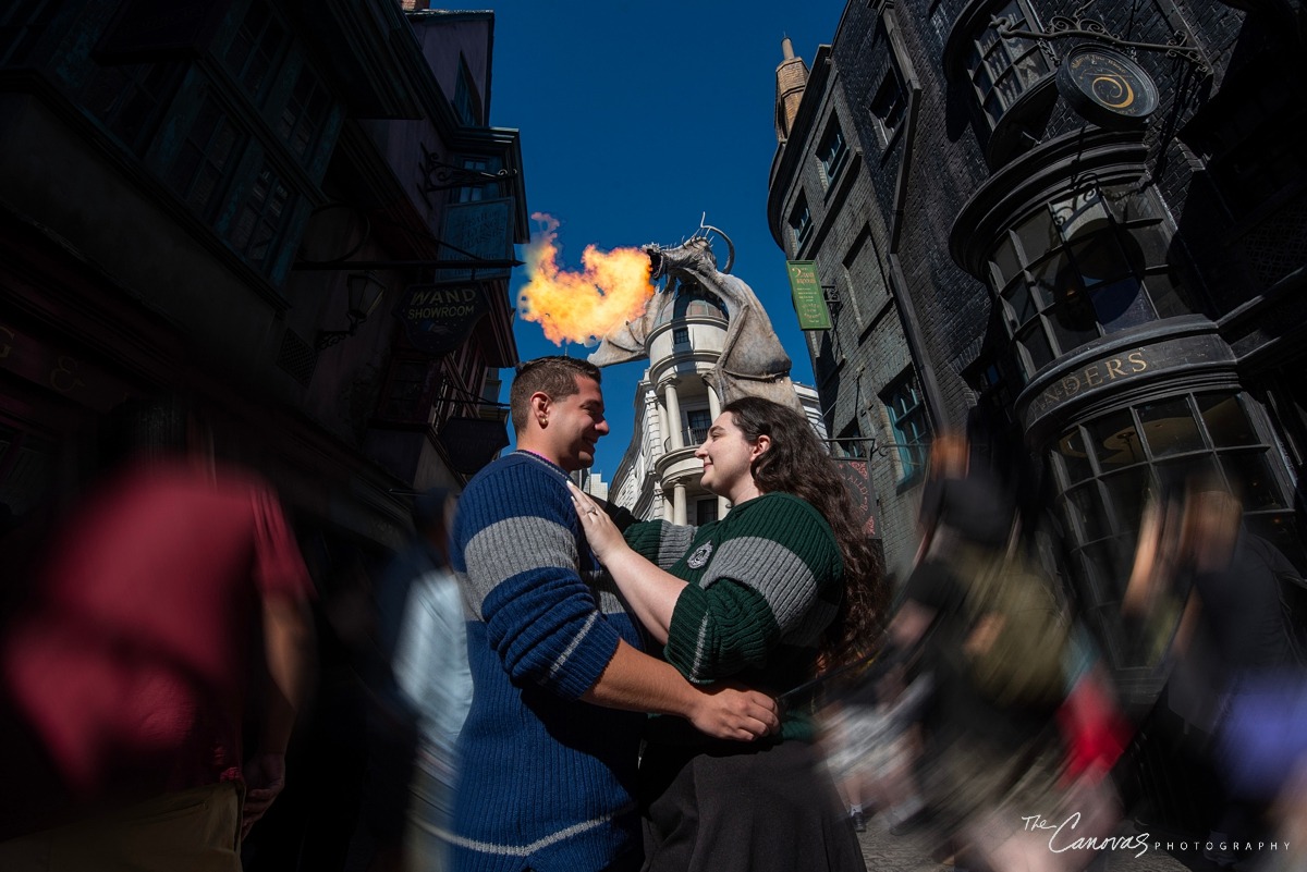 Universal Studio Engagement Session | The Canovas Photography