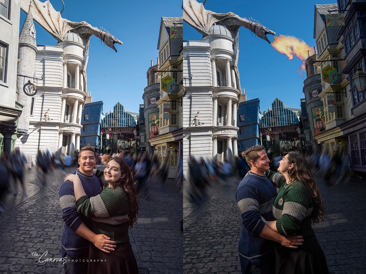 Universal Studio Engagement Session | The Canovas Photography