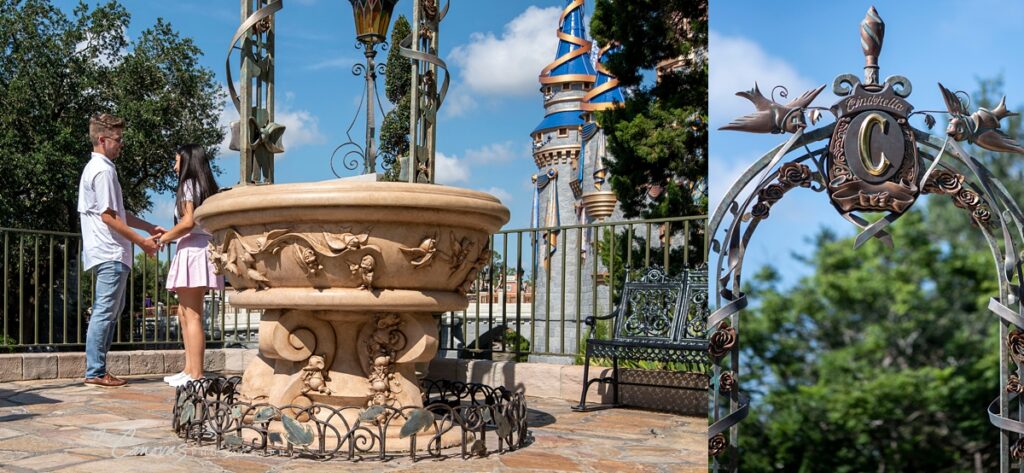 magic kingdom proposal photographer, get engaged at Magic Kingdom, engagement photographer Disney World