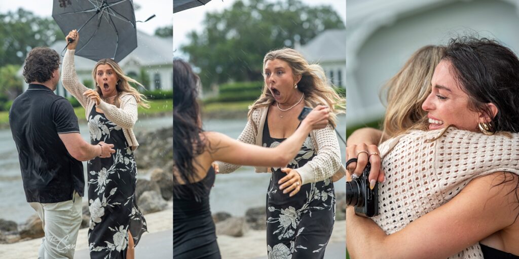 Proposal at the Grand Floridian in the Rain