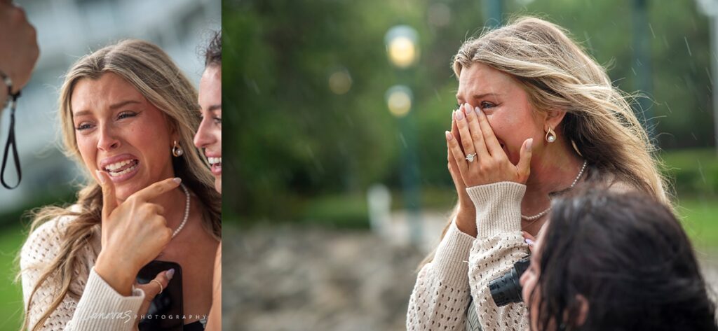 Proposal at the Grand Floridian in the Rain