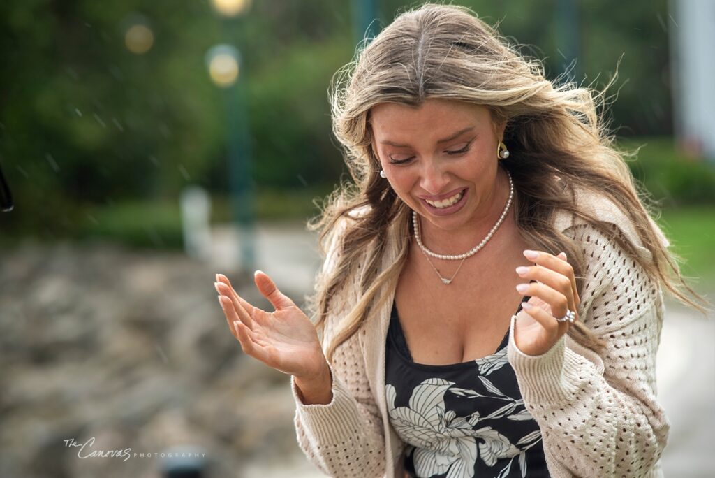 Proposal at the Grand Floridian in the Rain