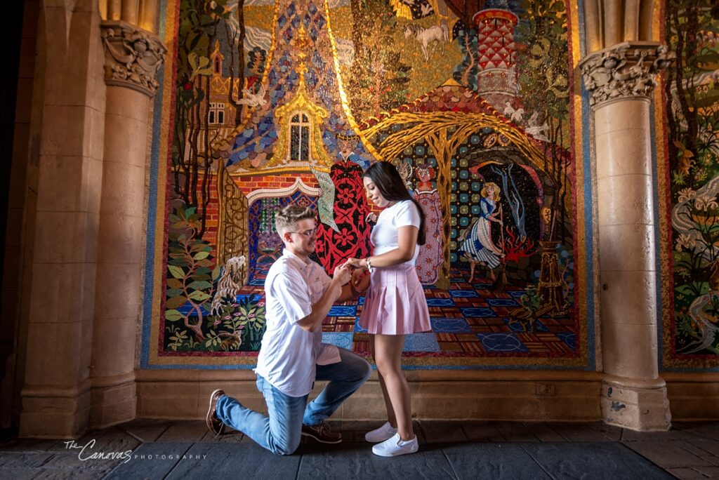 magic kingdom proposal photographer, get engaged at Magic Kingdom, engagement photographer Disney World