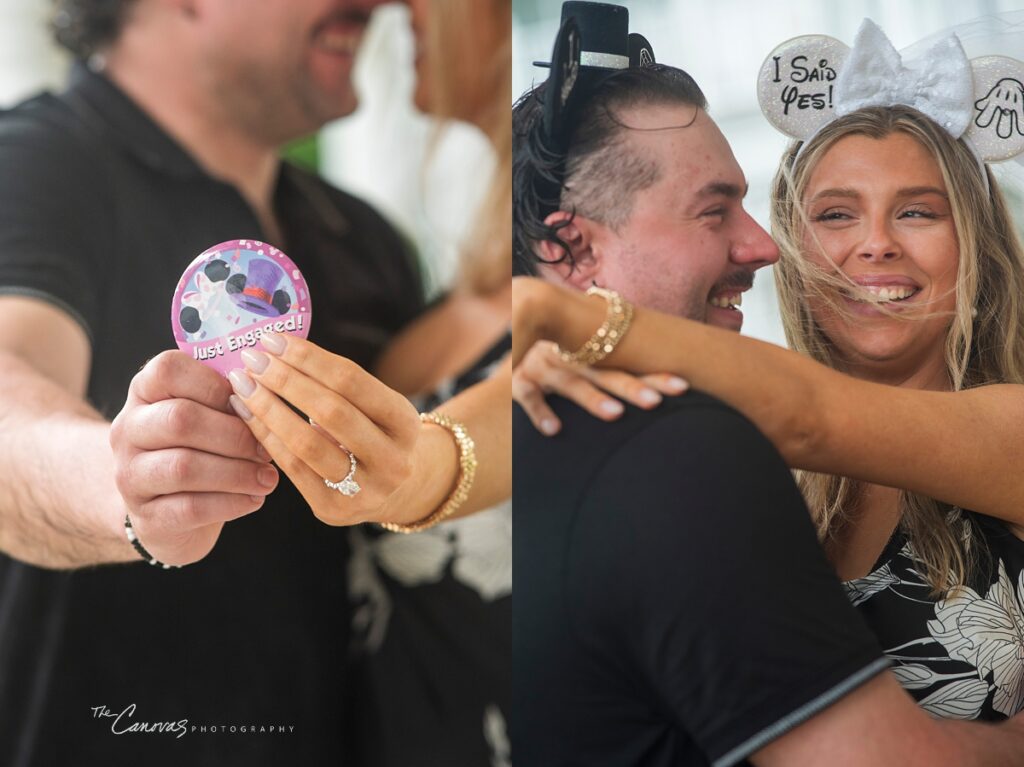 Proposal at the Grand Floridian in the Rain