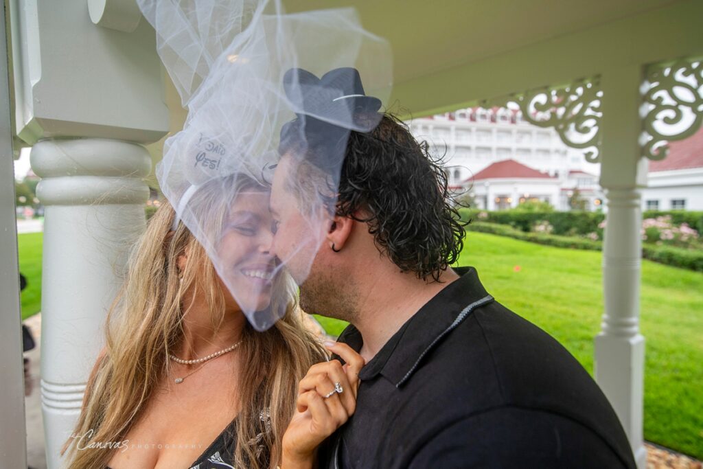 Proposal at the Grand Floridian in the Rain