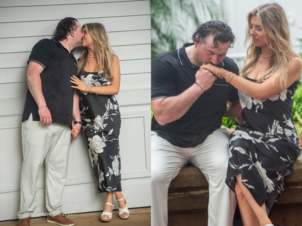 Proposal at the Grand Floridian in the Rain