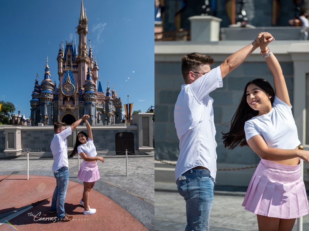 magic kingdom proposal photographer, get engaged at Magic Kingdom, engagement photographer Disney World