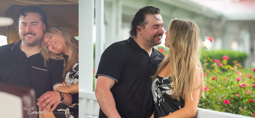 Proposal at the Grand Floridian in the Rain